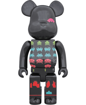 Be@rbrick Space Invaders 400% Space Invaders Vinyl Collectible Image