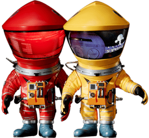 Discovery Astronaut (Red & Yellow Twin Pack) 2001: A Space Odyssey Vinyl Collectible Image