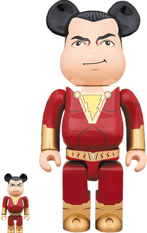 Be@rbrick Shazam! 100% and 400% DC Comics Designer Toy Image