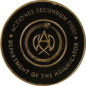 Adjudicator's Medallion Replica