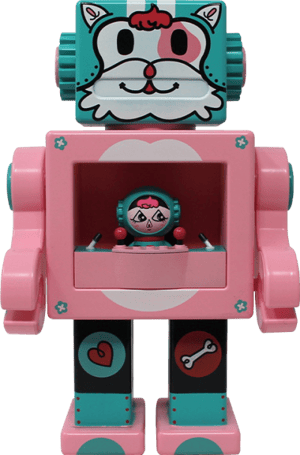 Petslala Pink OBOT Gagatree Collectible Figure Image