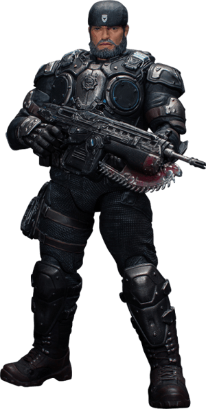 Marcus Fenix Gears of War Collectible Figure Image