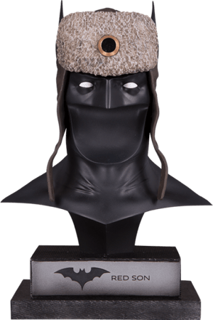 Red Son Batman Cowl DC Comics Statues Image