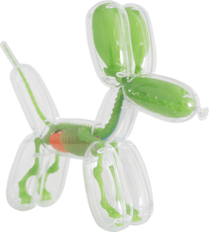 Balloon Dog Anatomy (Glow in the Dark Edition) Mighty Jaxx Originals Collectible Figure Image