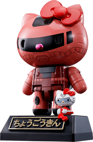 Gundam Char's Zaku II x Hello Kitty Gundam Collectible Figure Image