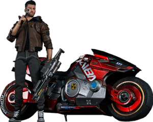 V Male and Yaiba Kusanagi Cyberpunk 2077 Sixth Scale Figure Set Image