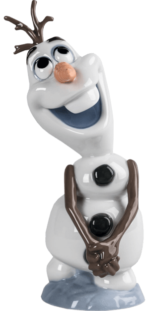 Olaf Disney Porcelain Statue Image
