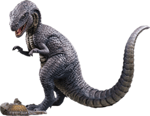 Allosaurus One Million Years B.C. Statues Image