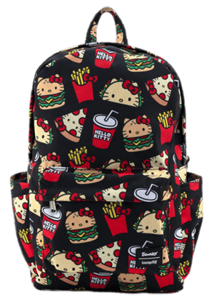 Hello Kitty Snacks AOP Backpack Hello Kitty Apparel Image