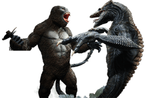 Kong VS Skullcrawler Deluxe Kong: Skull Island Vinyl Collectible Image