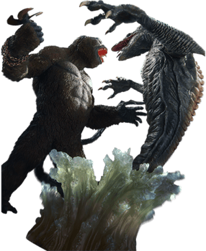 Kong VS Skullcrawler Kong: Skull Island Vinyl Collectible Image