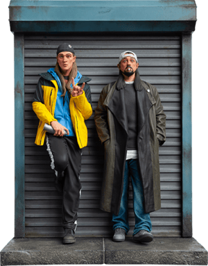 Jay and Silent Bob Jay and Silent Bob Polystone Statue Image