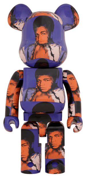 Be@rbrick Andy Warhol's Muhammad Ali 1000% Andy Warhol Bearbrick Image