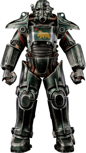 T-45 NCR Salvaged Power Armor Fallout Sixth Scale Figure Image