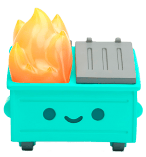 Lil Dumpster Fire 100% Soft Vinyl Collectible Image