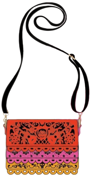 Coco Diecut Party Flags Crossbody Pixar Apparel Image