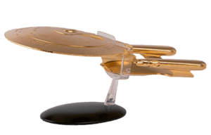 U.S.S. Enterprise NCC-1701-D (XL Gold) Star Trek Model Image