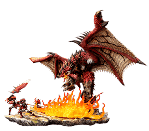 Rathalos: The Fiery Bundle Monster Hunter Diorama Image