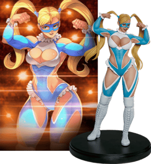 R. Mika Street Fighter Statues Image