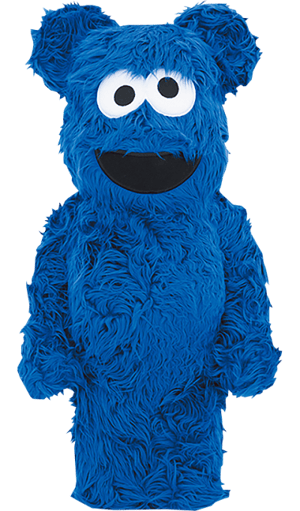 Be@rbrick Cookie Monster (Costume Version) 1000% Sesame Street Collectible Figure Image