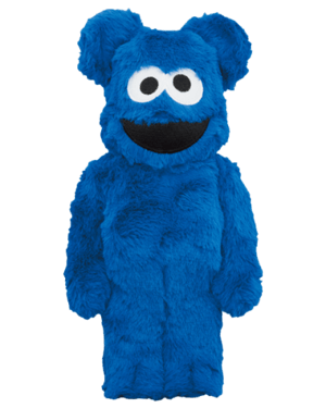 Be@rbrick Cookie Monster (Costume Version) 400% Sesame Street Collectible Figure Image