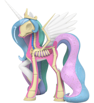 XXRAY Plus: Princess Celestia My Little Pony Collectible Figure Image