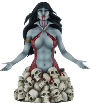 Vampirella (Classic Grey and Red Toned Artist Proof Edition) Vampirella Bust Image