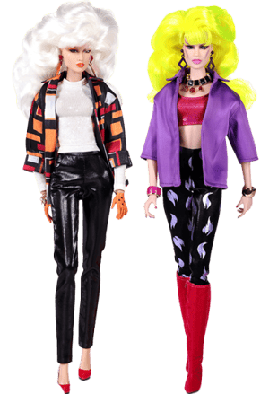 I Am A Giant Phyllis “Pizzazz” Gabor™ and Roxanne “Roxy” Pellegrini™ Gift Set Jem and the Holograms Collectible Doll Image