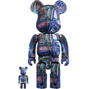 Be@rbrick Jean Michel Basquiat #7 100% & 400% Jean-Michel Basquiat Bearbrick Image