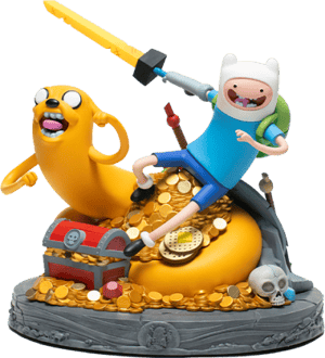 Adventure Time Jake and Finn Adventure Time Polystone Statue Image