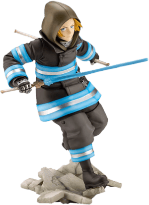 Arthur Boyle Fire Force Statues Image