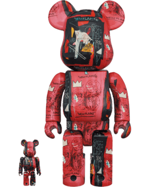Be@rbrick Andy Warhol X Jean Michel Basquiat #1 100% & 400% Andy Warhol Bearbrick Image