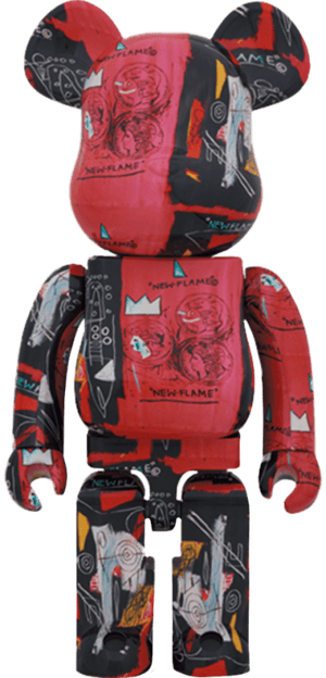 Be@rbrick Andy Warhol X Jean Michel Basquiat #1 1000% Bearbrick