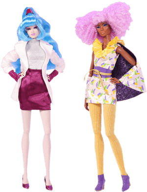 Beat This Aja Leith™ and Shana Elmsford™ Two-Doll Gift Set Jem and the Holograms Collectible Doll Image