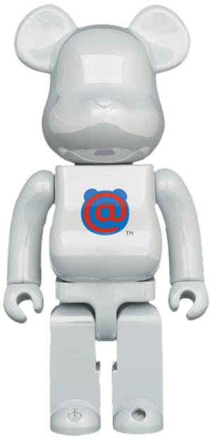 Be@rbrick 1st Model White Chrome 400% Bearbrick