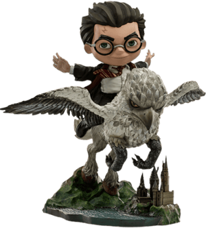 Harry Potter & Buckbeak Mini Co. Harry Potter Collectible Figure Image