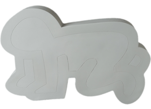 Keith Haring Radiant Baby (White Version) Keith Haring Collectible Statue Image