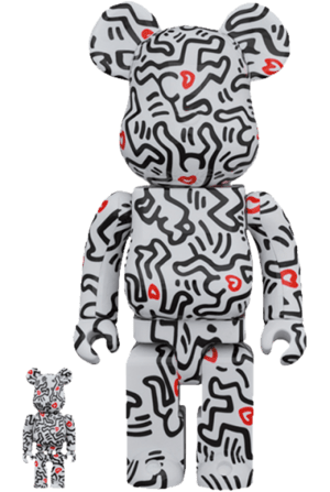Be@rbrick Keith Haring #8 100% & 400% Bearbrick