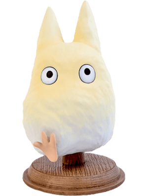 Found You! Small White Totoro Studio Ghibli Statues Image
