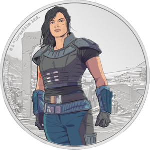 Cara Dune 1oz Silver Coin Star Wars Silver Collectible Image