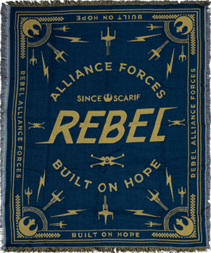 Rebel Throw Blanket