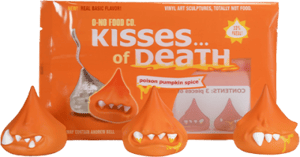 Kisses of Death Poison Pumpkin Spice O-No Food Company Vinyl Collectible Image