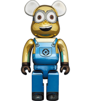 Be@rbrick Dave (Chrome Version) 1000% Minions Bearbrick Image