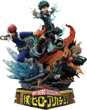 Midoriya, Bakugo & Todoroki Diorama