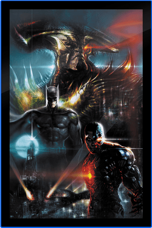 Zack Snyder’s Justice League #59C LED Poster Sign (Large) Wall Light
