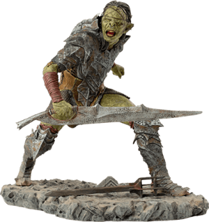 Swordsman Orc 1:10 Scale Statue