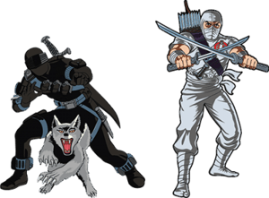 Snake Eyes x Storm Shadow Pin Set G.I. Joe Collectible Pin Image