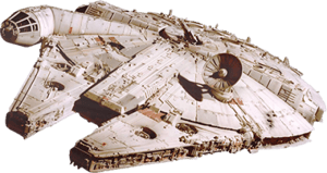 Millennium Falcon Star Wars Decal Image