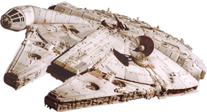 Millennium Falcon Star Wars Decal Image