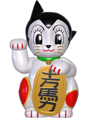 Maneki Astro (Standard Colorway) Astro Boy Vinyl Collectible Image